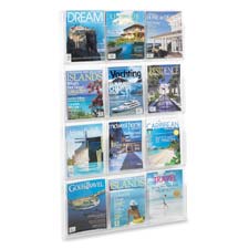 Safco 12 Pocket Magazine Display