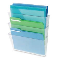 Deflecto Stackable DocuPocket Letter Wall Pockets