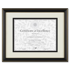 Burns Grp. Gold Accent Hi-Gloss Document Frame