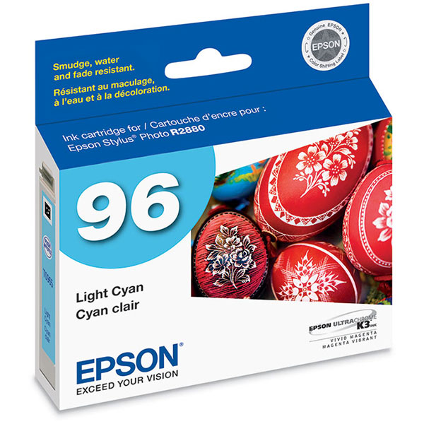 Epson T096520 (Epson 96) Light Cyan OEM Inkjet Cartridge