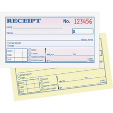 Adams Money/rent Receipt Books