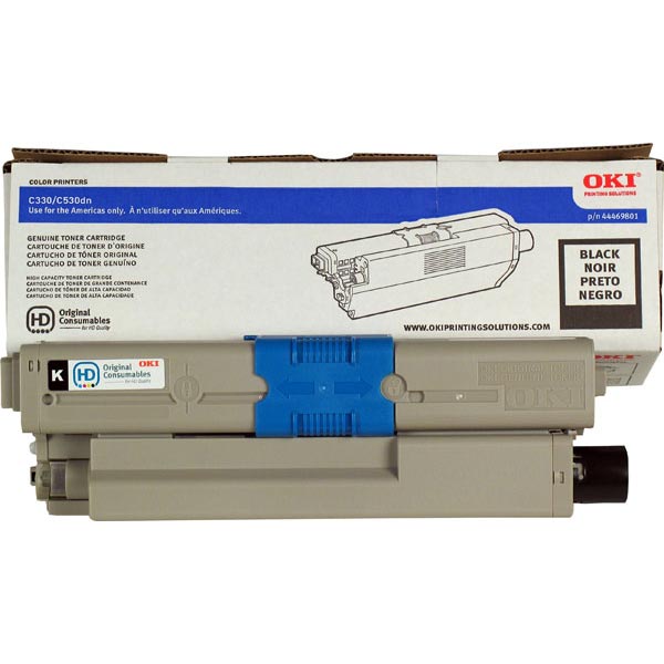 Okidata 44469801 Black OEM Toner Cartridge