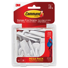 3M Command Damage-Free Small Hooks Mega Pack