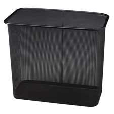 Rubbermaid Steel Mesh Rectangle Wastebasket