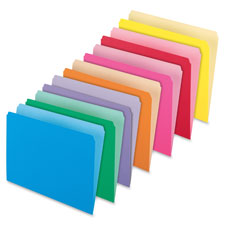 Pendaflex Interior Grid Colored File Folders