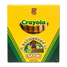 Crayola Large Multicultural Crayons