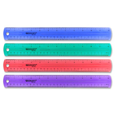 Acme Westcott Jeweltone 12" Plastic Ruler