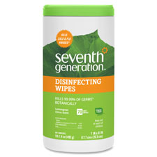 Seventh Gen. Lemongrass Scented Disinfecting Wipes