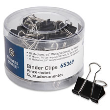 Bus. Source Small/Medium Binder Clips Set