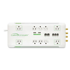 Compucessory Slim 10-Outlet Surge Protector