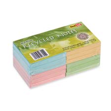 Redi-Tag Self-Stick Recycled Notes