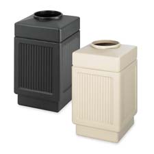 Safco Indoor/Outdoor Waste Receptacle