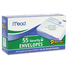 Mead Press-it No. 6 Security Envelopes