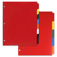 Bus. Source Plain Tab Color Poly Index Dividers