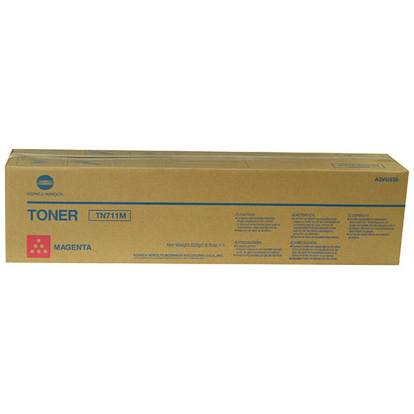 Konica Minolta A3VU330 (TN-711M) Magenta OEM Toner Cartridge