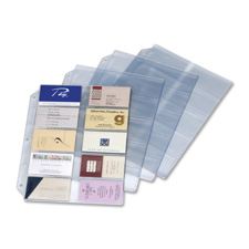 Cardinal Ring Binder Business Card Refill Sheets