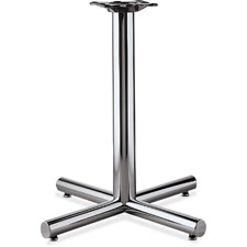 HON Single Column Chrome Table Base