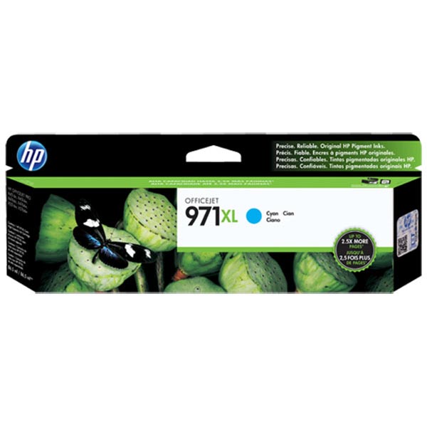 HP CN626AM (HP 971XL) Cyan OEM Ink Cartridge