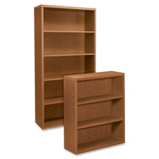 HON Valido Series Bourbon Cherry Laminate Bookcase