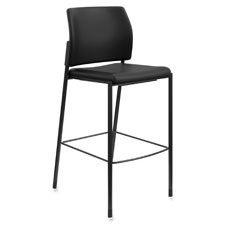 HON Accommodate Armless Cafe Height Vinyl Stool