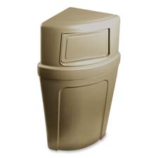 Continental 21-gallon Corner Receptacle