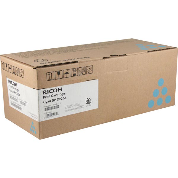 Ricoh 406047 Cyan OEM Toner Cartridge