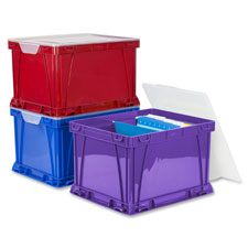 Storex Ind. 3 Piece Cube Storage Bins