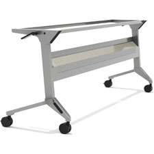 Safco Flip-N-Go Silver Training Table Base