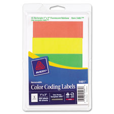 Avery Print or Write Color Coding Labels