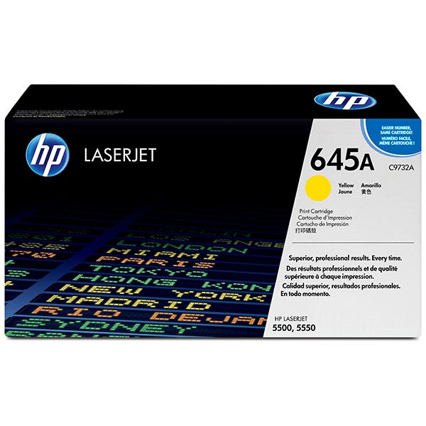 HP C9732A (HP 645A) Yellow OEM Toner Cartridge