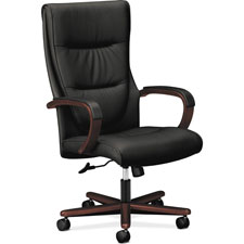 HON HVL844 High-back Wood Base Executive Chair