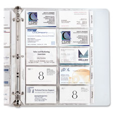 C-Line Business Card Refill Pages