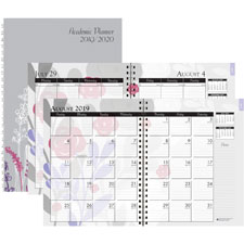 Doolittle Academic Wild Flower Wkly/Mthly Planner