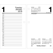 At-A-Glance Mthly Tabs Daily Desk Calendar Refill