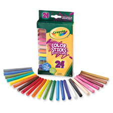 Crayola 24 Color Sticks Woodless Colored Pencils