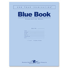 Roaring Spring 8-sheet Blue Examination Book