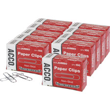 ACCO Economy Jumbo Nonskid Paper Clips