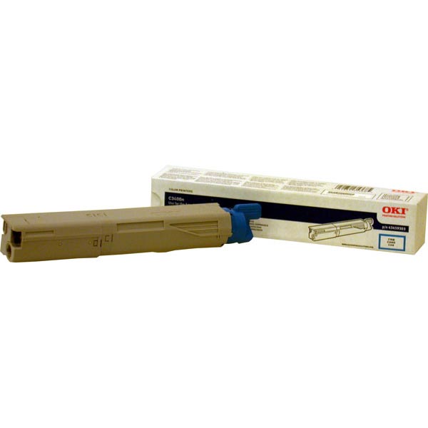 Okidata 43459303 Cyan OEM Toner Cartridge