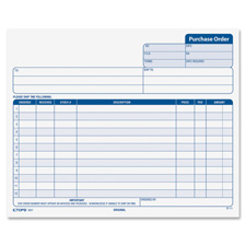 Tops Carbonless Purchase Order Forms