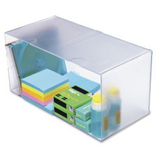 Deflecto Stackable Double Cube Organizer