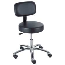 Safco Vinyl Back Pneumatic Lift Lab Stool