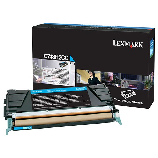 Lexmark C748H2CG Cyan OEM High Yield Toner