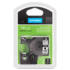 Dymo 1/2" D1 Permanent Label Cartridge