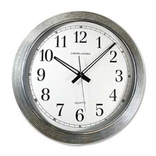 Artistic 16" Galvanized Metal Round Wall Clock