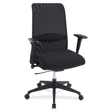 Lorell Weight Activated Mesh Back Suspension Chair