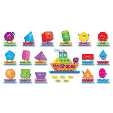 Trend Ship Shapes/Colors Bulletin Board Set