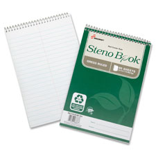 SKILCRAFT 17 lb. Recycled Paper Steno Book