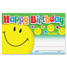 Trend Happy Birthday Smile Recognition Awards