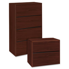 HON 10700 Wood Mahogany Laminate Lateral Files