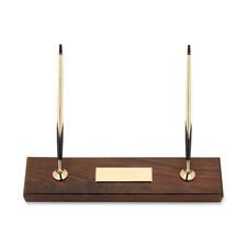 Cross Gold Pen/Pencil Wood Desk Set